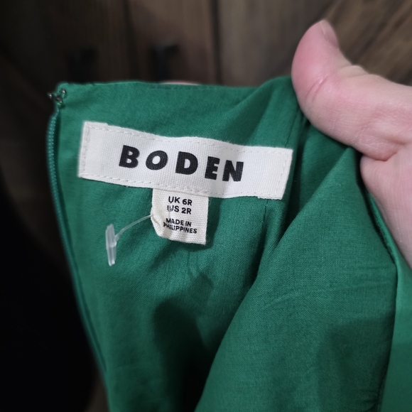 Boden Vibrant Green Midi Dress - Picture 3 of 3